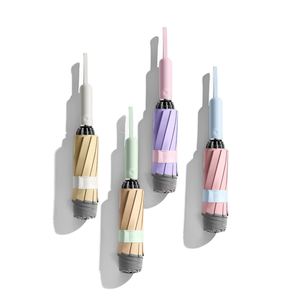 Paraguas Plegable Automático 2025 con Recubrimiento de Color, Impresión de Logotipo, Protección UV, Portátil, para Sol y Lluvia, para Mujer - Product Image 1