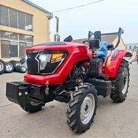 Vente chaude 4x4 50 HP Tracteurs Jardin Verger Compact Puissance Travail du sol Tracteur Hydrostatique Maison Fertiliser Récolte Tracteur