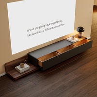 Meuble TV multifonctionnel extensible en bois E1 de style antique pour maison, appartement, salon – Meuble TV réglable