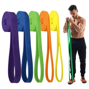 Fasce di resistenza Beige lunghe per l'<span class=keywords><strong>allenamento</strong></span> di uomini e donne-Set di 5 fasce di resistenza per fasce Pull-Up impostate per l'<span class=keywords><strong>allenamento</strong></span> a <span class=keywords><strong>casa</strong></span> - Product Image 6