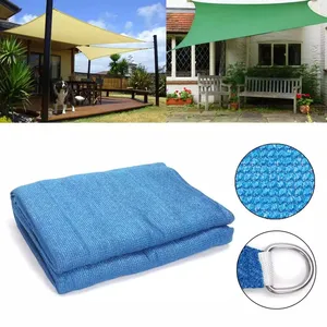 Factory Price 2x2m Modern Home Square Sun Sail Shade High Density Polyethylene Awning Fabric Patio Outdoor Canopy Garden Cover