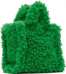 Sac fourre-tout en polaire tendance, sac fourre-tout décontracté en polaire sherpa de laine d'agneau pour l'automne et l'hiver, sac carré simple et populaire - Product Image 4