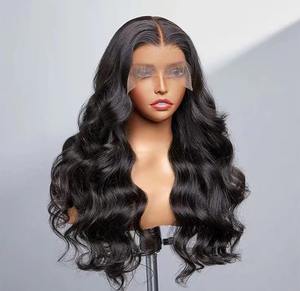 Perruques Frontales Ondulées Corps à Prix de Gros Avantageux, Cheveux Brésiliens en Gros 13x4, Perruques Avant en Dentelle HD Cheveux Humains pour Femmes Noires - Product Image 1