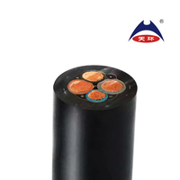 16 mm 35mm Flexible Propósito General H05rn F H07rn F 100mm 150mm 5 Core 4 Core Flex Cable de goma resistente
