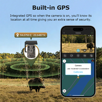 Caméra de chasse solaire 4G Goobsafe H75 24MP à double objectif, GPS, vision nocturne, détection PIR, audio bidirectionnel, fabricant