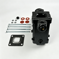 Mercruiser 864591T02 Mercruiser V8 14 °   Proveedores de Elevadores de Escape XME 4591 de Hierro Fundido con Ángulo de 14 Grados