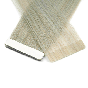 Pelucas K.S. Indetectables y Ligeras, Cabello Humano Remy 100%, Estilo Ligero y sin Esfuerzo para el Trabajo y Uso Diario, Extensiones de Cabello con Cinta Adhesiva Gris - Product Image 6