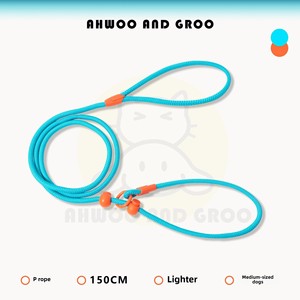 बहुरंगी कुत्ते प्रशिक्षण रस्सी विस्फोट-सबूत पॉलिएस्टर पी श्रृंखला कुत्ते के चलने और प्रशिक्षण के लिए रिबन सजावट के साथ - Product Image 6