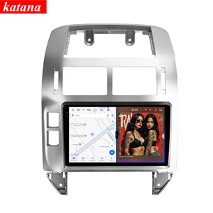 Autoradio Android 14 Serie Katana 120W X 6CH per <span class=keywords><strong>Volkswagen</strong></span> <span class=keywords><strong>Polo</strong></span> 2004-2009, 8+256GB, Lettore DVD, Navigazione Multimediale - Product Image 1