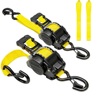 Lot de 2 sangles d'arrimage à <span class=keywords><strong>cliquet</strong></span> rétractables camouflage de 1 pouce x 12 pieds pour moto, VTT, UTV et remorque – Offre spéciale <span class=keywords><strong>Amazon</strong></span> - Product Image 6