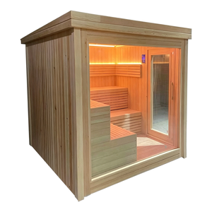 Poêle <span class=keywords><strong>de</strong></span> sauna au design moderne pour salle <span class=keywords><strong>de</strong></span> sauna traditionnelle à vapeur humide avec fenêtre latérale panoramique en verre pour villa <span class=keywords><strong>et</strong></span> hôtel - Product Image 1