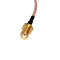 Câble coaxial RF RG316 avec connecteur SMA-KY1.5 fourchu étamé