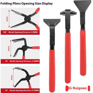 耐久性のある耐ラストフラット板金プライヤーソフトグリッププラスチックハンドル付き吊り圧着プライヤー - Product Image 2