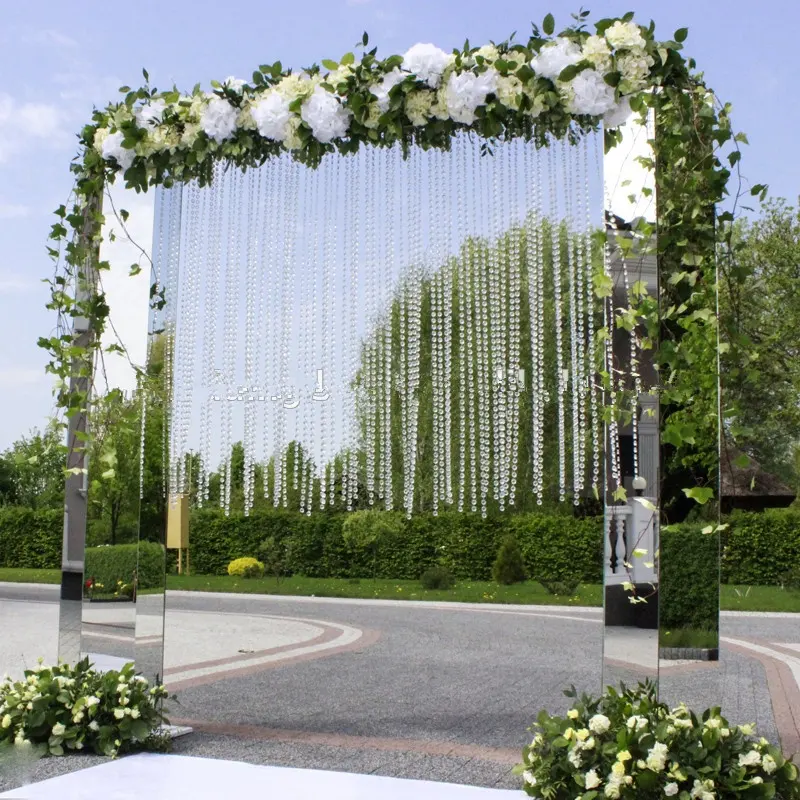 Sunyu2600 — décoration d'arc de mariage, nouvelle décoration d'arrière-plan de porte en cristal acrylique, écran de scène, livraison gratuite