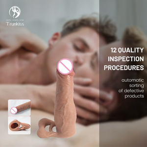 Consoladores huecos masculinos <span class=keywords><strong>Condones</strong></span> Productos para adultos Textura de piel realista y sensación Juguetes sexuales Consoladores huecos <span class=keywords><strong>Condones</strong></span> - Product Image 2