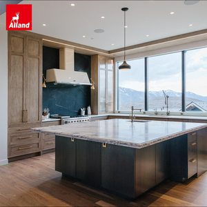 Gabinetes de Cocina Alland de Madera Laminada, Estilo Shaker, Madera Sólida con Acabado en Fibra de Madera, Estilo Americano para <span class=keywords><strong>mi</strong></span> Cocina - Product Image 3