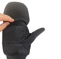 Gants chauffants électriques sans doigts, demi-mains chauffantes, chauffe-mains d'hiver pour le travail, le vélo, le ski, les activités de plein air, la neige