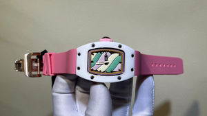 Nuevo Producto 2026. Diseño en Forma de Barril. Estuche de Cerámica. Elegante y a la moda. Reloj Mecánico para Mujer - Product Image 3