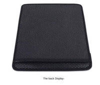 Tapis de litière pour chat en silicone personnalisé tapis carré solide moderne pour animaux de compagnie avec déchets anti-rayures pliable pour application pour chiens