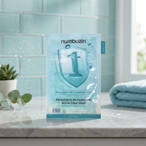 Masque transparent actif Numbuzin No.1 Pantothenic B5 Hyaluronic (10 unités) - Soins de la peau coréens - Masques Hyaluroniques - Hydratation B5 - Product Image 4