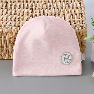 Chapeau d'été pour bébé en coton pur, chapeau épais pour nouveau-né, style dessin animé - Product Image 6