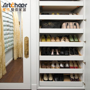 Combinazione walk in shoes scaffale espositore per hotel e villa - Product Image 4