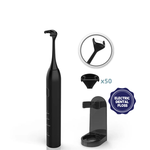 Rosa Ruposa – fil dentaire électrique, appareil d'hygiène buccale portable avec gratte-langue pour usage domestique - Product Image 1