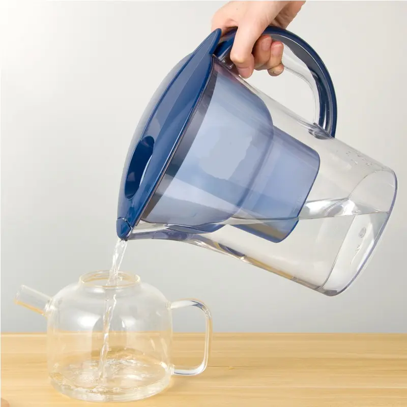 Vamia Draagbare Binnenlandse Teller Top Ionisatie Waterzuiveraar Machine Prijs Liters Zonder Elektriciteit Water Filter Pitcher