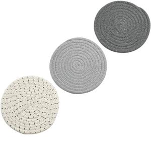 Posavasos con hilo de algodón puro para horno, almohadillas de descanso para cuchara, resistentes al calor, soportes de olla caliente para cocina y horneado - Product Image 5