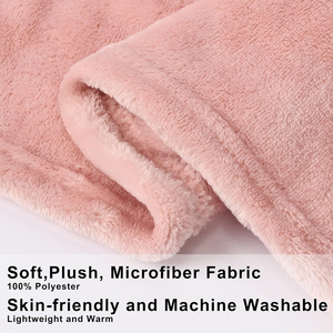 في السفر ، بطانية يدوية ناعمة ممتازة ، حزمة مدمجة ، وسادة بطانية كبيرة مع حقيبة سفر متينة - Product Image 2