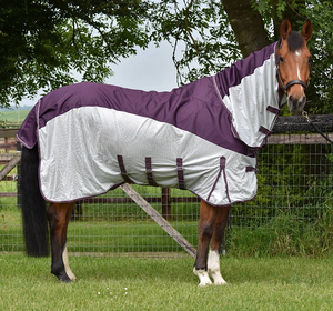 Manténgase cómodo en el calor con las alfombras ligeras de verano de caballos diseñadas para ventilación y aire - Product Image 3