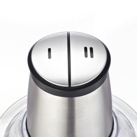 400W haute qualité GS/CE mini hachoir électrique pour fruits et légumes avec bol en plastique de 1,5 L hachoir à viande