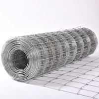 Rollo de Malla de Alambre de Acero Galvanizado, Tejido Simple, para Cercas de Ganado, Ovejas, Cabras, Vacas, Ciervos, Aislamiento de Granjas