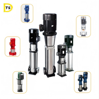 Pompa Sentrifugal Vertikal Stainless Steel Satu Tahap CDM15/CDMF32 OEM 3.5HP 60Hz Aliran Tinggi Daya Angkat Tinggi Pompa Booster Air