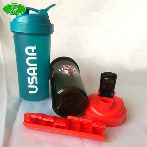 خلاط ملون بالجملة رخيص أبيض شفاف مع خلاط كرة بلاستيكية معدنية - Product Image 4