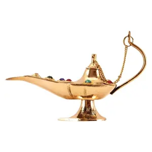 Duurzame Messing Edelsteen Werk Alladin Ka Chirag Home Decor Accessoires Fabrikant & Exporteur Uit India