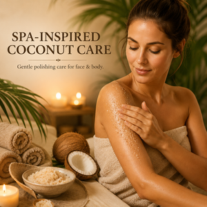 Crème exfoliante hydratante en gros pour le corps au coco – Soin de la peau pour la douche et le spa – Toucher lisse pour le bain et le corps - Product Image 6