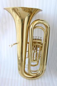 <span class=keywords><strong>Tuba</strong></span> haut de gamme Focustyle FTU-400 avec corps en laiton et tonalité Bb, finition laquée transparente, taille <span class=keywords><strong>4</strong></span>/<span class=keywords><strong>4</strong></span>, <span class=keywords><strong>4</strong></span> <span class=keywords><strong>pistons</strong></span> à action supérieure - Product Image 2
