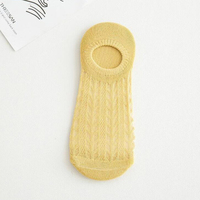 Usine personnalisé heureux drôle coloré chaussettes femmes été Compression chaussettes Transparent Net chaussettes