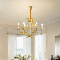 Lustre en cristal moderne de luxe pour salle de réception de mariage, lampe suspendue en cuivre pour villa, salon, chambre à coucher