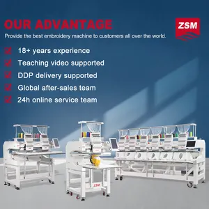 QM1201 Máy Thêu Vi Tính 12 Kim Single Head Máy Thêu Công Nghiệp - Product Image 2