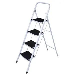 优质4步折叠梯安全家用铁梯