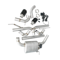 Système d'échappement Catback Valvetronic en acier inoxydable 304 pour Volkswagen Scirocco R 2.0T 2009-2016