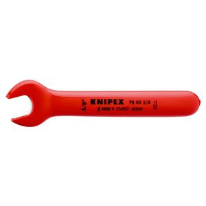 Llave de boca abierta Knipex de 5/8 pulgadas, 1000 V, aislada, fabricada en Alemania - Product Image 1