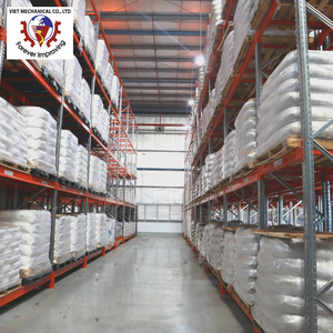 Large Capacity Double Deep Pallet Racking System Selective Racking Warehouse Storage with Double Deep <b>Stacking</b> Racks & <b>Shelves</b> - Product Image 1