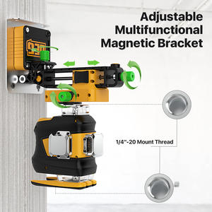 Deglasers מפעל oem ציוד לייזר 40mw 4 אור ירוק בהירות 4d 16 קווים רב תכליתיים לייזר 360 - Product Image 4