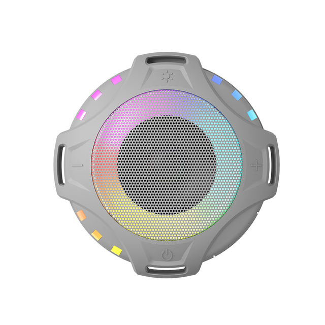 HY-119 Mini Blue-tooth Speaker Outdoor Portable Speaker with Colorful Lighting for Camping, 10H Playtime, USB/TF Card/Micro SD