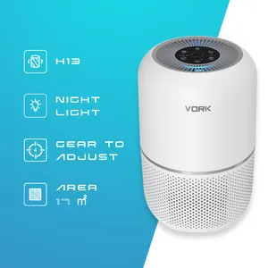 OEM Vente à Chaud Nouveau Design Intelligent Capteur de Poussière Wifi H13 Filtre Hepa Purificateur d'Air UV pour la Maison