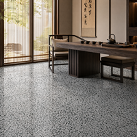Dalles de terrazzo artificielles au design moderne, revêtement de sol de luxe en terrazzo, carreaux de terrazzo pour villa, appartement, escalier