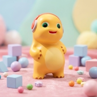 Mainan Squishy Fidget Naga Susu Kartun Slow Rising Unisex PU untuk Menghilangkan Stres, Cocok untuk Anak Usia 14 Tahun ke Atas dan Dewasa